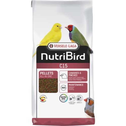 Versele-laga - Pienso de Mantenimiento NUTRIBIRD C15 3 KG para Canarios y pequeñas Aves