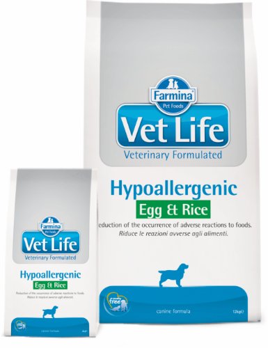 Vet Life HIPO Egg and Rice Dog - Huevo (12 kg)