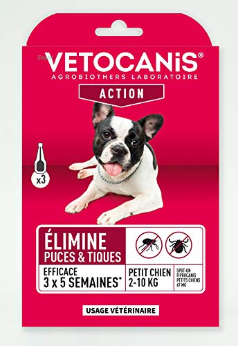 Vetocanis Spot On fipronil para Perro pequeño