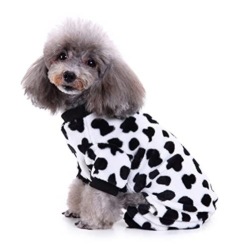 VILLCASE Disfraces para Mascotas Ropa de Invierno para Perros Disfraz Cálido para Perros Abrigo de Poliéster para Mascotas Invierno Frío