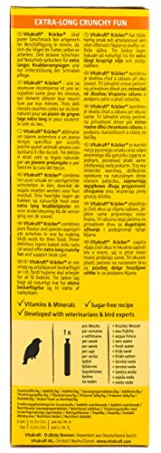 Vitakraft - Barritas Kräcker para Canarios, Variedad Miel y Sésamo - 2 uds x 54 g