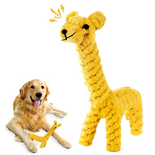 WELLXUNK Puppy Chew Toys, Juguetes para Perros, Limpieza de Dientes con Función de Cuidado Dental para Perro, Juguetes duraderos para Perros Cachorros Perros pequeños, Molar para Mascotas (B)