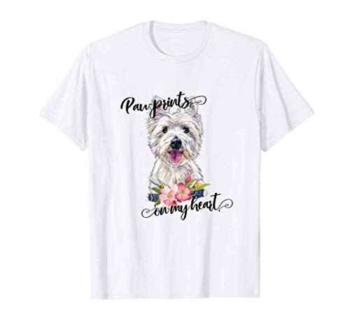 West Highland Terrier Westie Dog Lover Perro Mamá Arte Camiseta