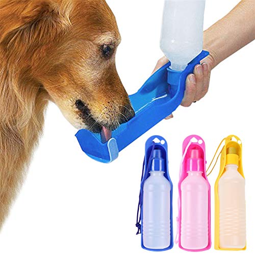 xihan123 Bebedero Perro Portatil Material De Plastico Dispensador De Agua Perros Alta Capacidad Botella Agua Perro para Puedes Beber Agua Potable Mientras Juegas