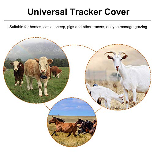 Xpccj Rastreador GPS Tractive para Perros, Collar de Seguimiento GPS de pastoreo, Rango Ilimitado, Monitor de Actividad, Impermeable, transmisor GPS para protección de pastoreo de Campo