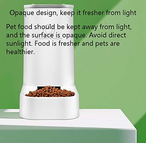 XXCC Distribuidores Automáticos de Alimentos/Agua para Gatos y Perros Alimentador Automático de Mascotas - 3.8L Productos para Mascotas