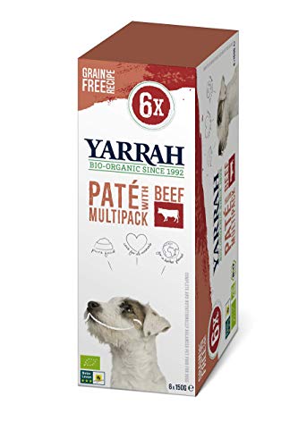 Yarrah Pack 6 Latas Paté con Ternera Bio para Perro 6 x 150 g