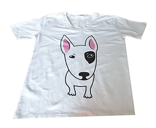 YGIE Camiseta - Perro de Bull Terrier - Camisetas Perro de Bull Terrier - Pitbull (Medium)