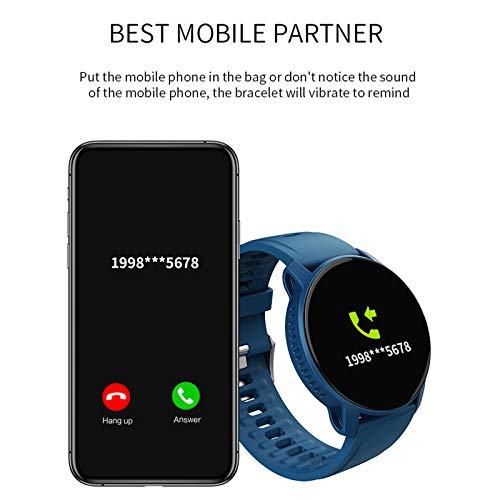 Yinuoday Smart Watch 1. 3Inch Fitness Tracker with Heart Rate Sleep Monitor Ip67 Impermeable Pulsera Podómetro para Hombres Mujeres