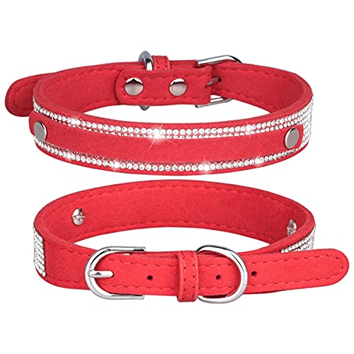 Yiwong Collar de Diamantes de Imitación con Nombre de Perro DIY, Collar De Moda De Diamantes De Imitación Personalizable para Perro(Los Diamantes de imitación Deben comprarse por Separado)