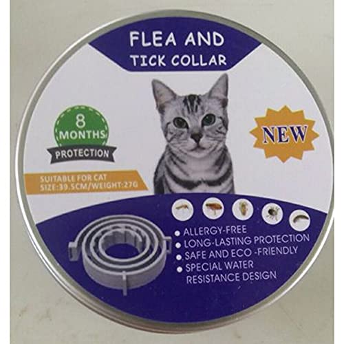 YLXAJKJGS-XCH Collar de Gusano para Mascotas Ingrediente a Base de Hierbas Naturales Impermeable Previene el Dolor y la picazón en la Piel causada por pulgas y garrapatas