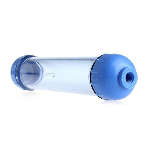 Yushu - Juego de filtros de agua de carcasa T33 con conector - Carcasa de filtro de agua - Tubo de filtro de carcasa T33 de relleno DIY - Ósmosis inversa transparente - para prevenir las partículas