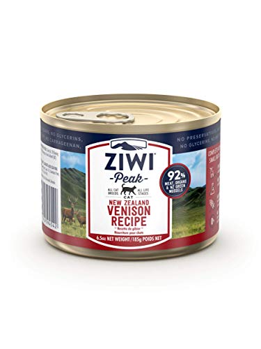 Ziwi Peak Daily Cat Cuisine Latas Venison 185 g, Paquete de 12