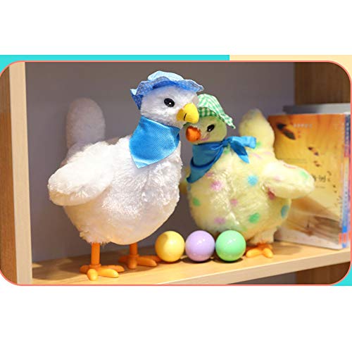 ZMDZA Pájaro Baby Chick Plush con Sonido de pájaro, Peluche, Juguetes de pájaros for niños y observadores de Aves (Color : B)