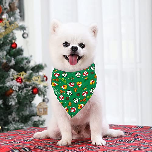 3 PCS Pañuelos para Perros, muñeco de Nieve para Mascotas, Bufanda Triangular para Perros, Babero Ajustable Lavable para Perros, Gatos, Mascotas, cumpleaños, Fiesta de Navidad (Multicolore)