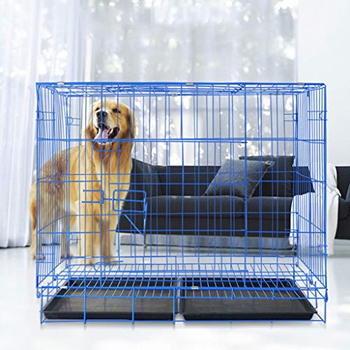 Abrigo de perro Instalación rápida plegable de jaula para mascotas multifuncional, Villa para mascotas conveniente, Alambre de hierro reforzado, Nido para mascotas pequeño y mediano Ropa para mascotas