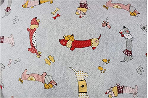 Acomoda Textil - Cama Redonda Perros. Sofá Donut para Mascotas, Cama Resistente y Cómoda. (Diámetro 65 cm, Perros)