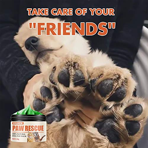 AIHOME Cera orgánica y natural para patas cura y repara patas de perro dañadas, aceite de protección para pies de mascotas