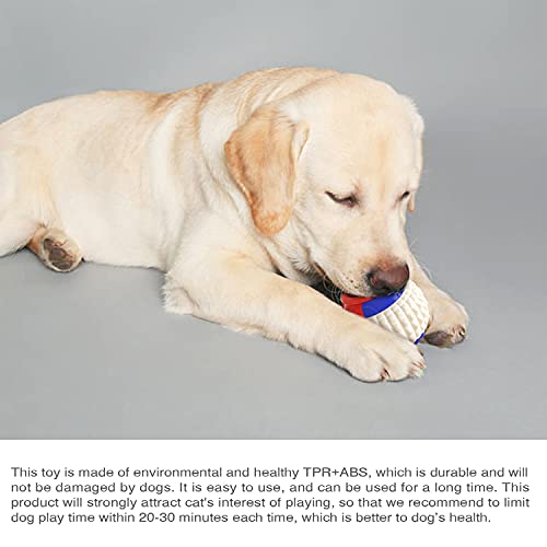 Aipwerer Juguete para masticar de caucho natural, con limpieza dental, bolas de juguete para lanzar a mano, pelota emocional adecuada para perros pequeños, medianos y grandes (morado)