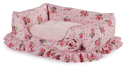 ALL FOR PAWS AFP4714 Cuna para Perros Shabby Chic, M, Rosa