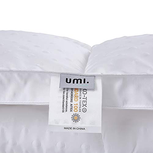 Amazon Brand - Umi Colchón de Microfibra,Cubrecolchón,Antialérgico,Suave-(140x200cm)
