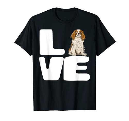 Amo A Mi Perro Cavalier King Charles Spaniel Camiseta