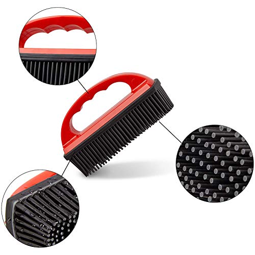 Anjing - Cepillo para depilación de Superficies Textiles con cerdas de Goma Especiales y Cepillo Especial de Efecto estático