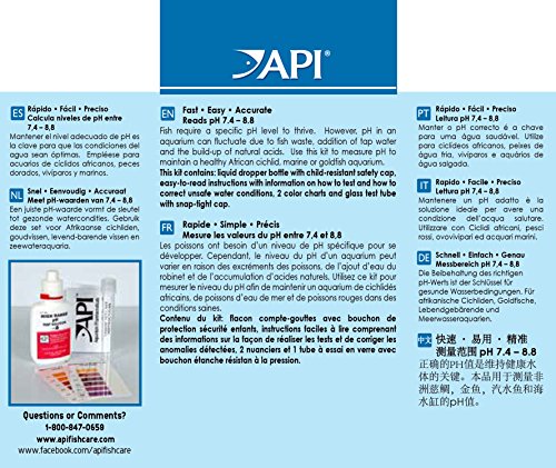 API - Kit de Pruebas de Agua Salada para Acuario