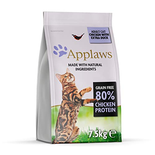 Applaws Comida seca para gatos, pollo y pato/adulto, 7.5 kg