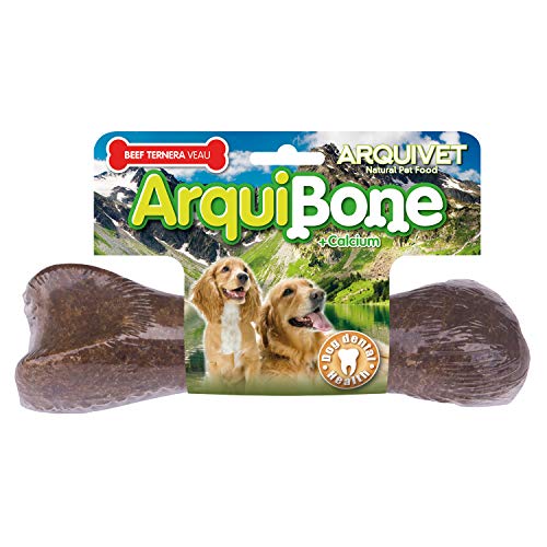 ARQUIVET - Arquibone Bacon 20 cm - 265 g- Hueso Grande para Perros - Snack Natural para Perros - Hueso para Masticar - Alimento complementario para Perros