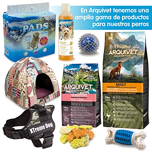Arquivet Pack 15 Huesos de jamón Natural - Snacks Naturales para Perros - Snack Dental canino - Chuches, golosinas, premios, recompensas para Perro - Hueso masticable para Perros