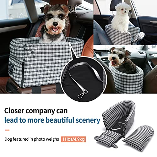 asiento pequeño de coche para mascotas con asa | adecuado para todo tipo de mascotas de pequeño tamaño | Da seguridad | Tiene buenas vistas al exterior|cálido adecuado para la gran mayoría de coches