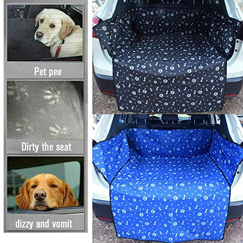 Baceyong - Cojín de asiento delantero para mascotas, protector universal para mascotas, protección para parachoques de forro de botas de coche de perro, impermeable