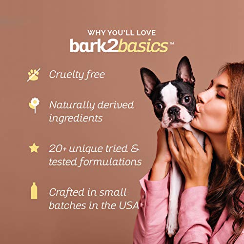 Bark2Basics Champú para Perros con Frutos Rojos, 1 Galón | Mezcla De Hierbas Única, Los Mejores Ingredientes Naturales, Hechos A Mano, Protegen Y Nutren La Piel Y El Pelaje