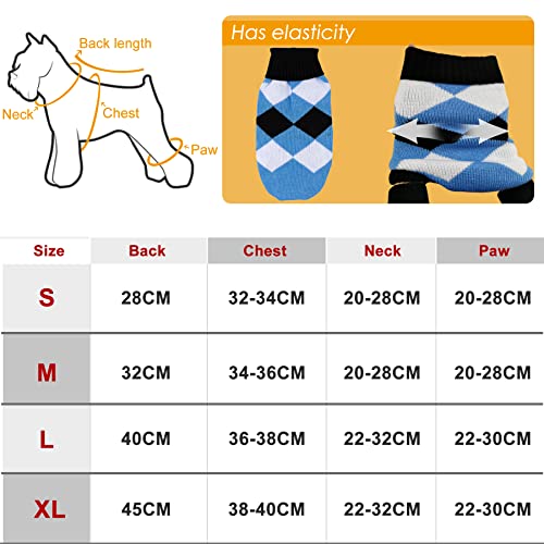 BCASE, Pack 2 Suéter para Mascotas Miniatura o Pequeño, Ropa de Perros, Ropa de Gatos, Suéter Cálido para Invierno, Jersey para Mascotas, Ropa de Diseño, Variedad en Diseños. Tallas S, M, L y XL