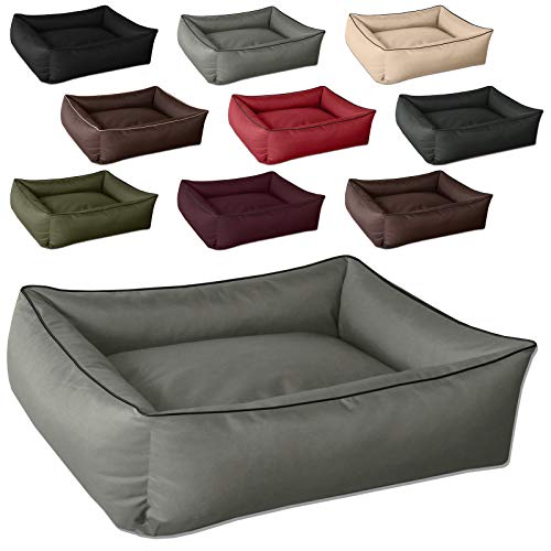 BedDog® colchón para Perro MAX L Aprox. 80x65 cm, 8 Colores, Cama, sofá, Cesta para Perro, Gris