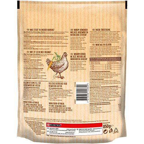 beyond Purina Gato trockenfutter, Completo Grano de Cebada, Ingredientes Naturales, 6 Pack (6 x 850 g)