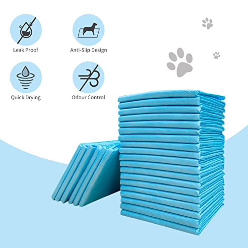 BLEVET Pack of 50 Empapadores de Entrenamiento para Mascotas Perros Gatos MZ068 (45x60cm,50 Pack)