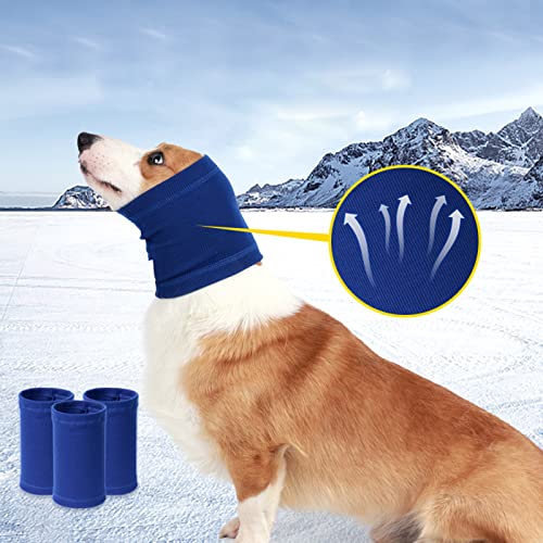 Blu7ive Orejeras de perro, orejas de mascotas, casco de miedo anti-ruido, tapones lavables de alta descompresión para perro, collares de perro gris M