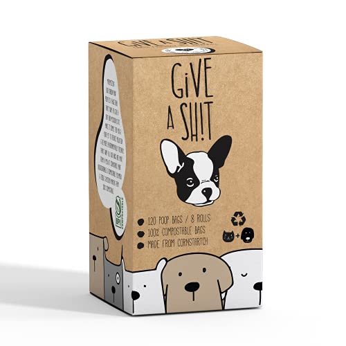 Bolsas Compostables Para la Caca de Perro - 10 % de Donación a la Caridad - Biodegradables y Elaboradas a Base de Plantas - Bolsas Ecológicas Para Excrementos de Perros