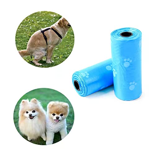 Bolsas para Excrementos de Perro,Bolsas Caca Perro Biodegradables,Bolsas de Basura Biodegradables Extra Gruesas Porta Bolsas Caca Perro para Perros (A)