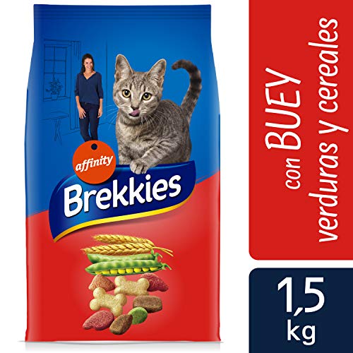 Brekkies Cat - Buey Y Verduras 1,5 Kg