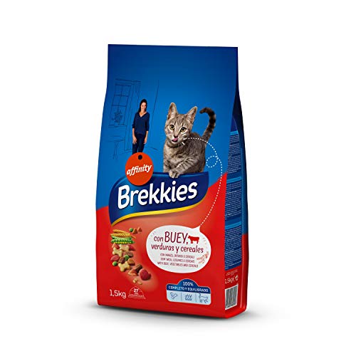 Brekkies Cat - Buey Y Verduras 1,5 Kg