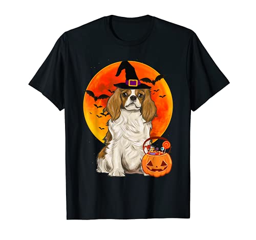 Calabaza Halloween Cavalier King Charles Spaniel Camiseta