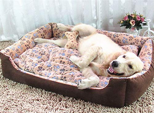 Cama grande y cálida para perro Golden Retriever labrador de pastor alemán, suave y lavable, cama grande rectangular para perro, gato, sofá, cojín para dormir mejor en invierno