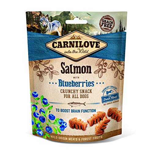 Carnilove Canine Crunchy Snack Salmon Arandanos Caja 6X200Gr 1200 g