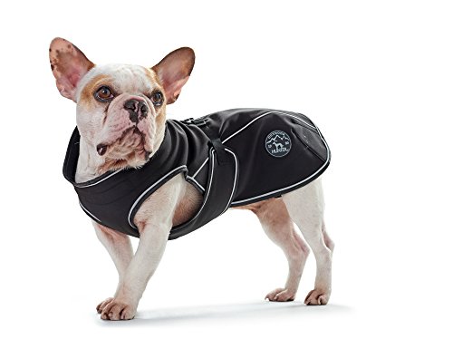 Cazador Uppsala Softshell - Abrigo para Perro, 45 cm, Color Negro