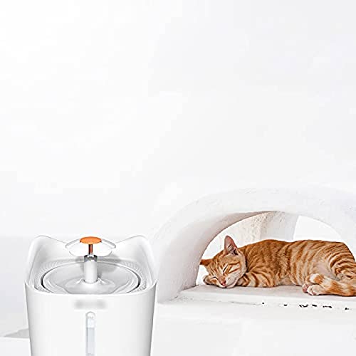 CCHAYE Dispensador de Agua para Mascotas, dispensador de Agua para Gatos Adecuado para Gatos y Perros pequeños y medianos Calma Ahorro de energía Fuente para Gatos fácil de limpiarImprove