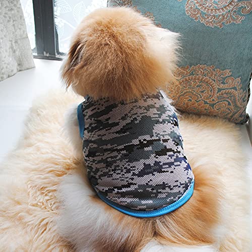 ChYoung Camisa de Perro de Verano Mascota sin Mangas sin Mangas sin Mangas Camiseta Transpirable Camiseta Chihuahua shih tzu Ropa Ropa para un Perro de Raza pequeña