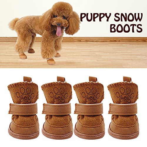 Cipliko Zapatos para Perros Protección De Patas Zapatos para Perros Impermeables Zapatos para Perros Zapatos Antideslizantes Botas para La Nieve para Perros, Botas para Perros